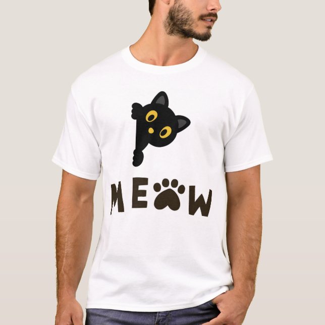 CAMISETA MEOW (Frente)
