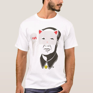 Camiseta Meow do presidente (branco)
