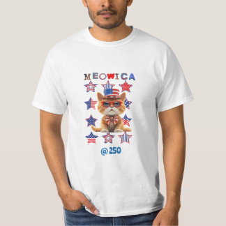 Camiseta Meow-ica @250 Feline Patriot