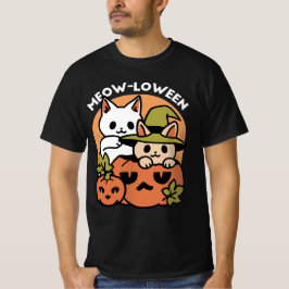 Camiseta Meow-Loew - Festivo Halloween Design