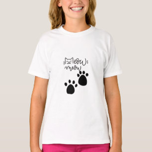 Camiseta MEOW MEOW CAT LOVERS DESIGN #CatLady #FelineFashio