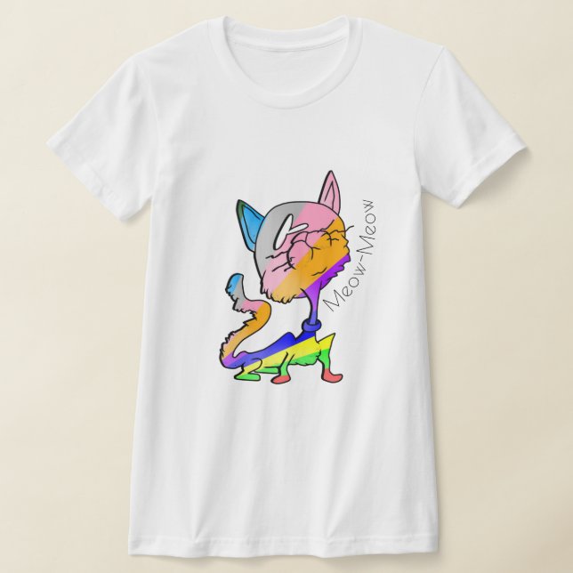 Camiseta Meow-Meow D3 (Postura )