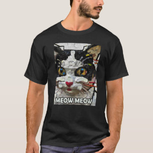 Camiseta Meow Meow Gatinho Gatinho De Gato Gato, Gato, Esti
