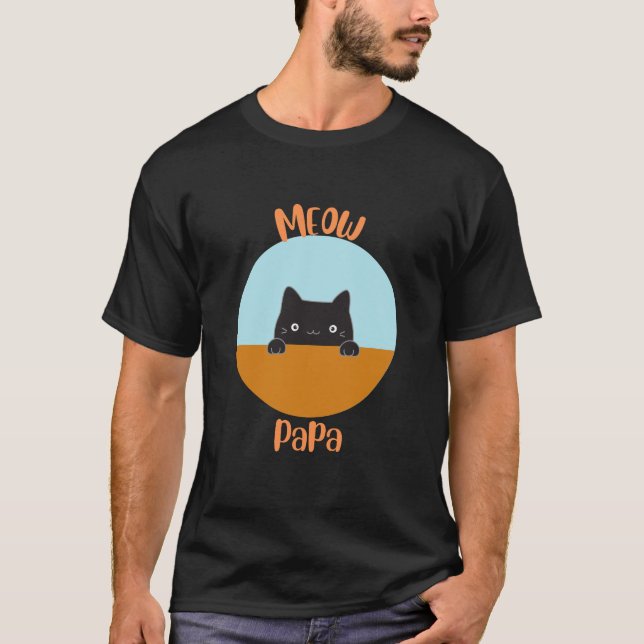 Camiseta Meow Papa (Frente)