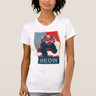 Camiseta MEOW - para uma mulher