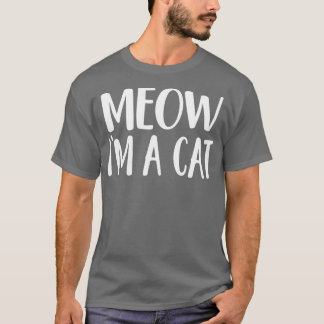 Camiseta Meow, Sou Um Figurino De CatHalloween