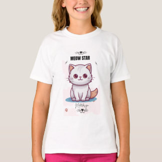 Camiseta Meow Star Style Tee T-Shirt#rapto
