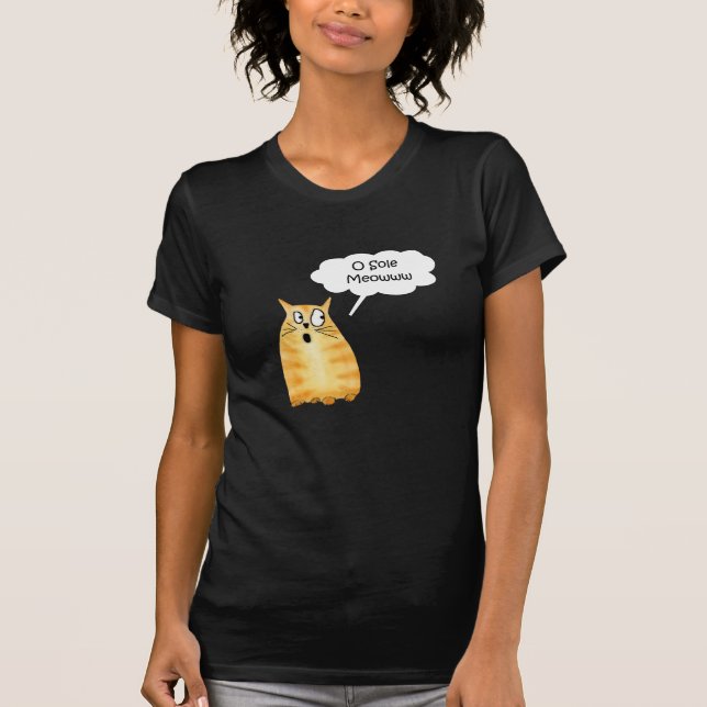 Camiseta Meow T-Shirt (Frente)