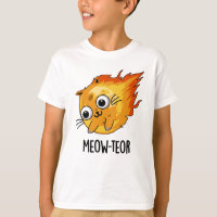 Meow-teor Engraçado Meteor Pun