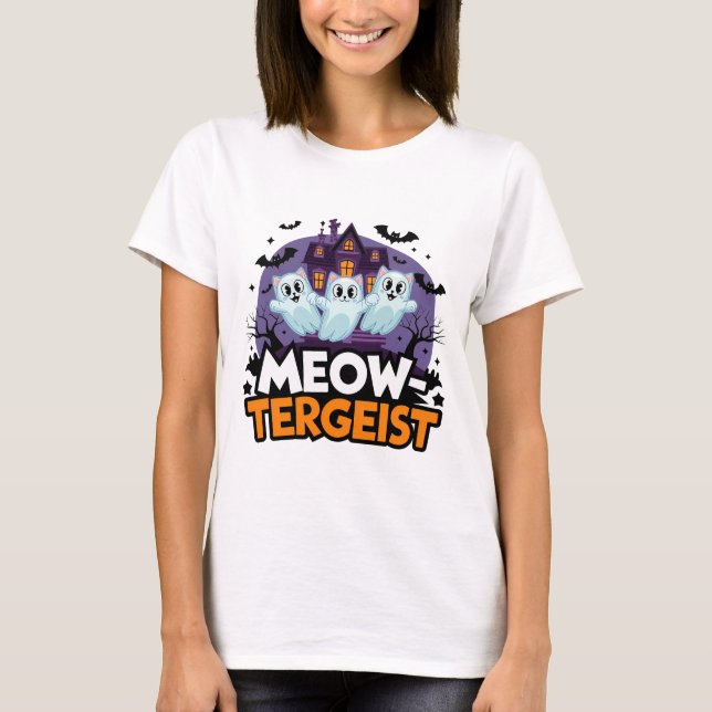 Camiseta Meow-Tergeist (Frente)