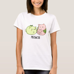 Camiseta Meowchi - Comida em forma de corte