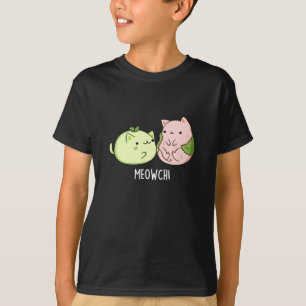 Camiseta Meowchi Funny Mochi Pun Dark BG