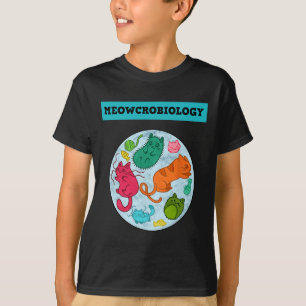 Camiseta Meowcrobiology Cat Science - Click Ajustado