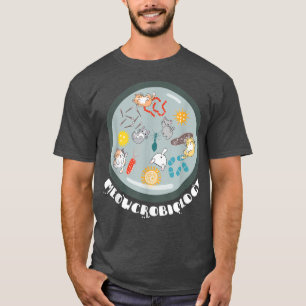 Camiseta Meowcrobiology - Microbiology Science Cat Lover Gi