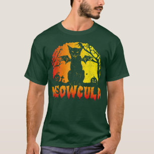 Camiseta Meowcula Black Cat Halloween