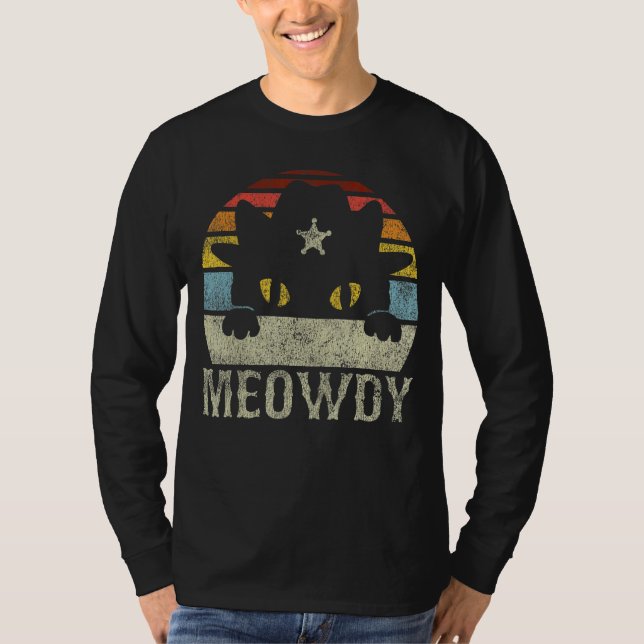 Camiseta Meowdy Cat Meme (Frente)