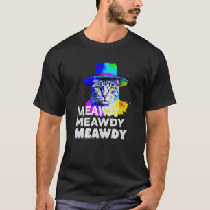 Camiseta Meowdy Cat Meme Texas Funny Cat Cowboy Premium
