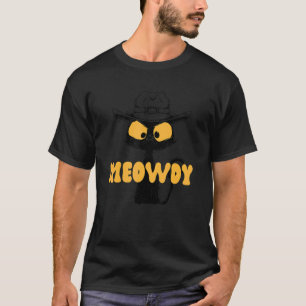 Camiseta Meowdy Mashup between Meow and Howdy Cat Meme