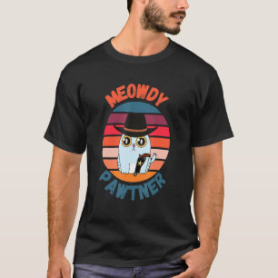 Camiseta Meowdy Pawtner Texan Cat Mashup