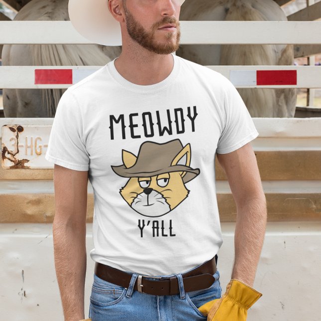 Camiseta Meowdy Y'all (meowdy y'all t-shirt)