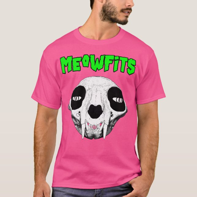 Camiseta Meowfits Horror Punk (Frente)
