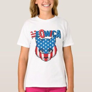 Camiseta Meowica America Independence Day 1774 4th de julho