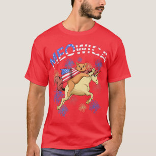 Camiseta Meowica - Patriotic American Cat T-Shirt