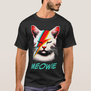 Camiseta Meowie Cat Rock Music Concert Bandas Homens Crianç