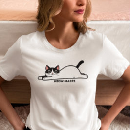 Camiseta Meowmaste Gato – Gato Fofo e Divertido Inspirado n