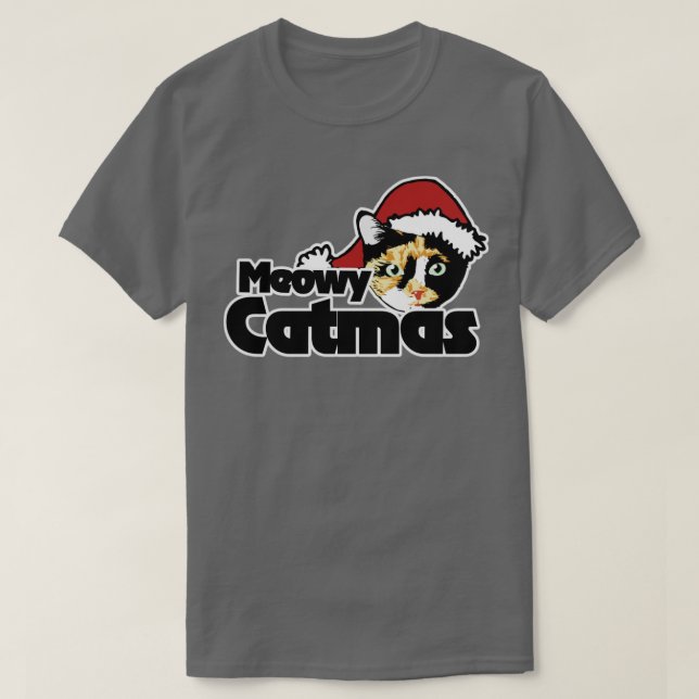 Camiseta Meowy Catmas (Frente do Design)