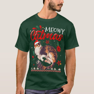 Camiseta Meowy Catmas Calico Cat gigapixelstand