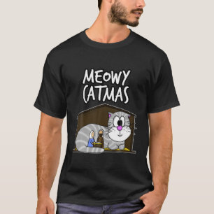 Camiseta Meowy Catmas Cat Natividade Natal 2021