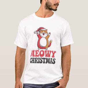 Camiseta Meowy Christmas