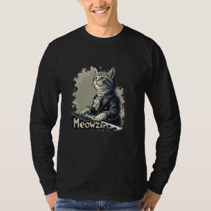 Camiseta Meowzart Gato Mozart Piano Compositor Música Cláss