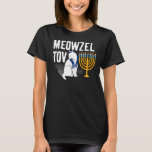 Camiseta Meowzel Tov Cat Chanukah Hanukkah Feriado Judaico<br><div class="desc">Meowzel Tov Cat Chanukah Hanukkah Feriado Judaico</div>