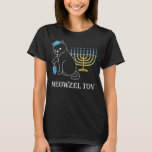 Camiseta Meowzel Tov Chanukah, dono judeu do gato Hanukkah<br><div class="desc">Meowzel Tov Chanukah,  dono judeu do gato Hanukkah</div>