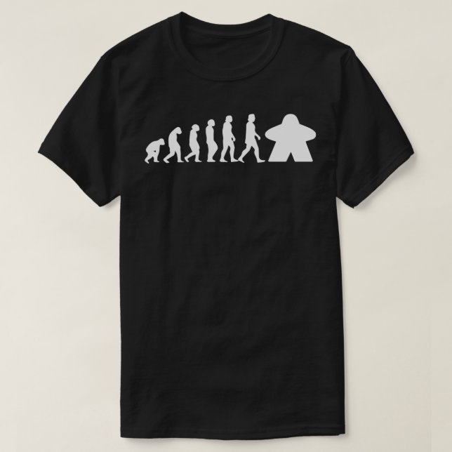 Camiseta Meple Evolution Engraçado Tabletop Jogos (Frente do Design)