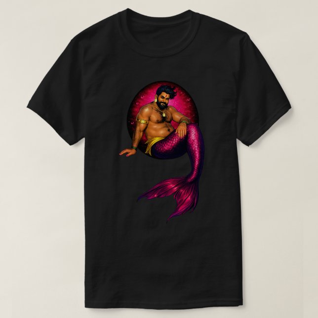 Camiseta Merbear Lagoon - Arjun Samudra (Frente do Design)