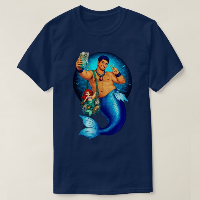 Camiseta Merbear Lagoon - Kai Mizuno (Frente do Design)