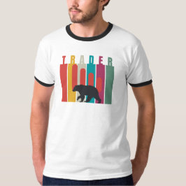 Camiseta Mercado baixista | Trader | Design simples