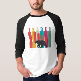 Camiseta Mercado baixista | Trader | Design simples