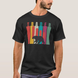 Camiseta Mercado baixista | Trader | Design simples