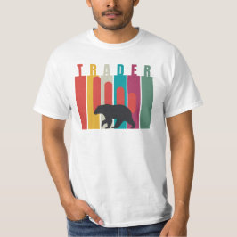 Camiseta Mercado baixista | Trader | Design simples