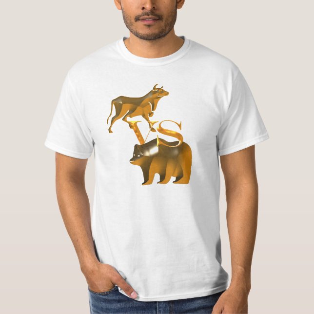 Camiseta Mercado Bull Vs Bear (Frente)