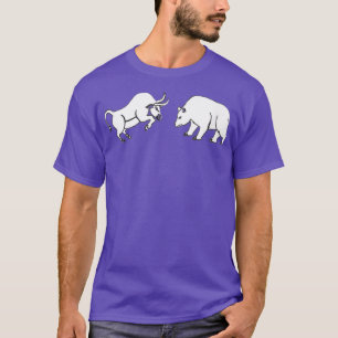 Camiseta Mercado das ações Bull e Bear Forex Trator