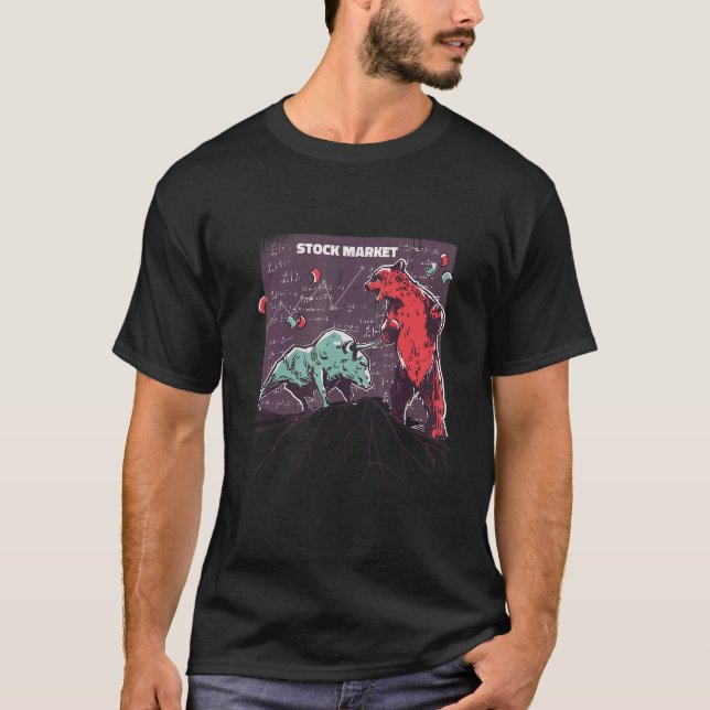 Camiseta Mercado das ações de ursos da Bull Vs Bear Legal (Frente)