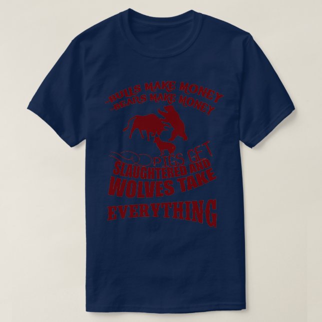 Camiseta Mercado de ações 10 (Frente do Design)