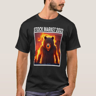 Camiseta Mercado de ações 2022 Mercado de ursos Reces de ne