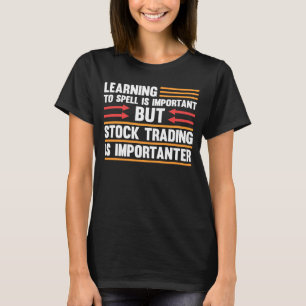 Camiseta Mercado de ações Capitais Dia Transações Comerciai