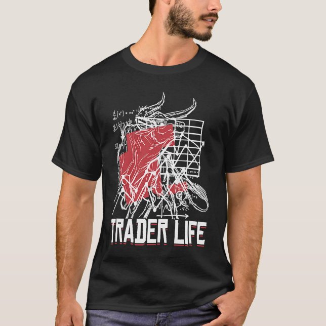 Camiseta Mercado de ações Capitais Dia Transações Comerciai (Frente)